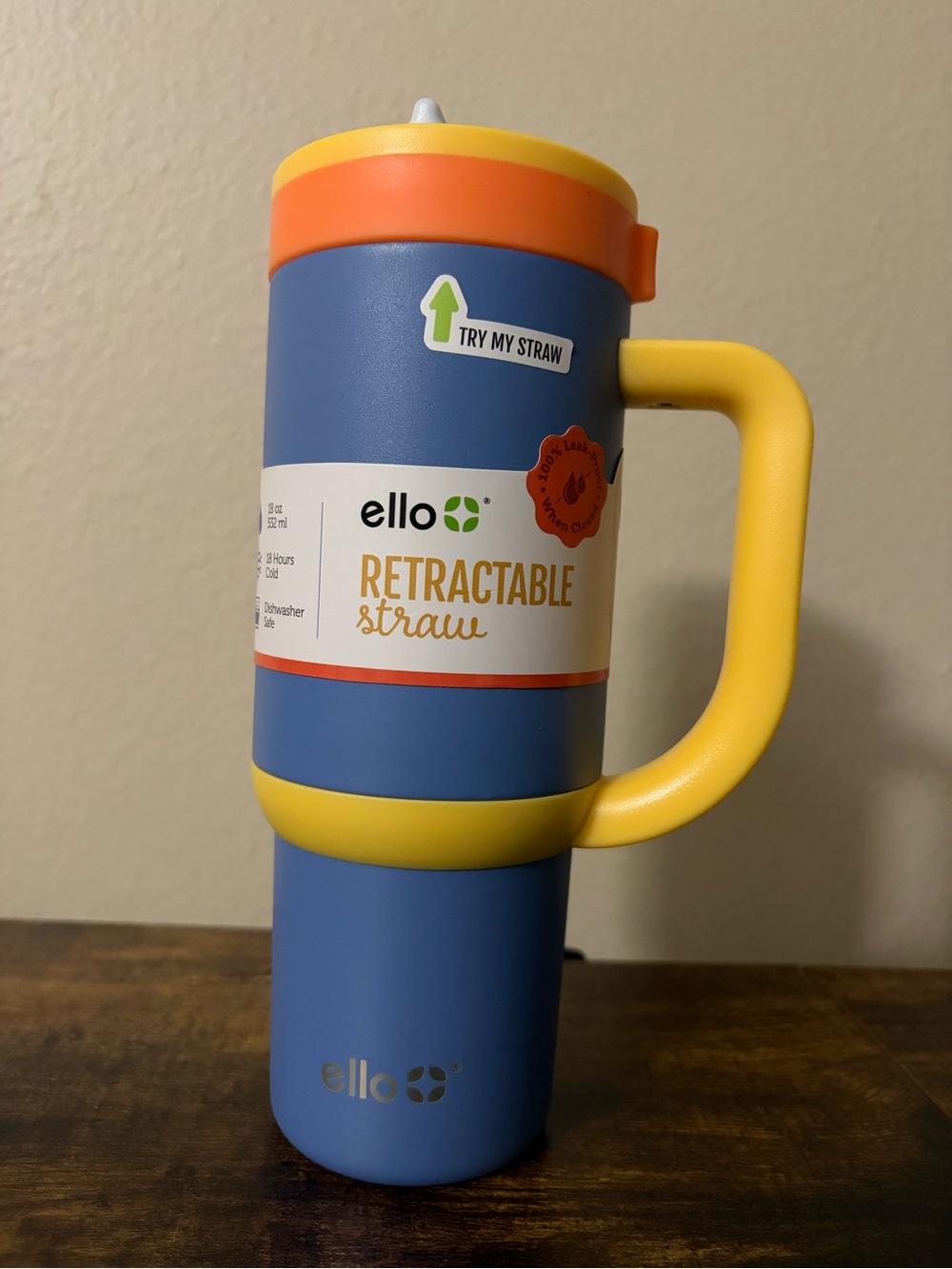 Ello Retractable Straw 18oz Tumbler